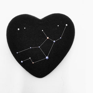 Bibi Astro / Zodiac Fascinator / Pillbox Constellation VIERGE / VIRGO image 2