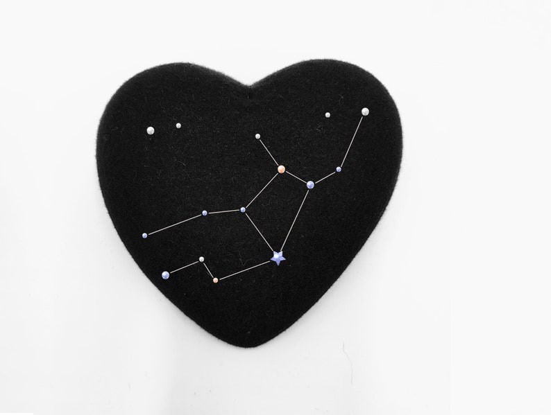 Bibi Astro / Zodiac Fascinator / Pillbox Constellation VIERGE / VIRGO image 2