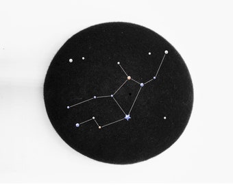 Bibi Astro / Zodiac Fascinator / Pillbox Constellation VIERGE / VIRGO