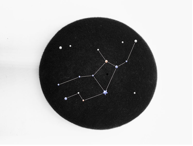 Bibi Astro / Zodiac Fascinator / Pillbox Constellation VIERGE / VIRGO image 1