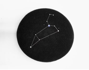 Bibi Astro / Zodiac Fascinator / Pillbox Constellation LION / LEO