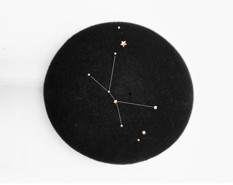 Bibi Astro / Zodiac Fascinator / Pillbox Constellation CANCER