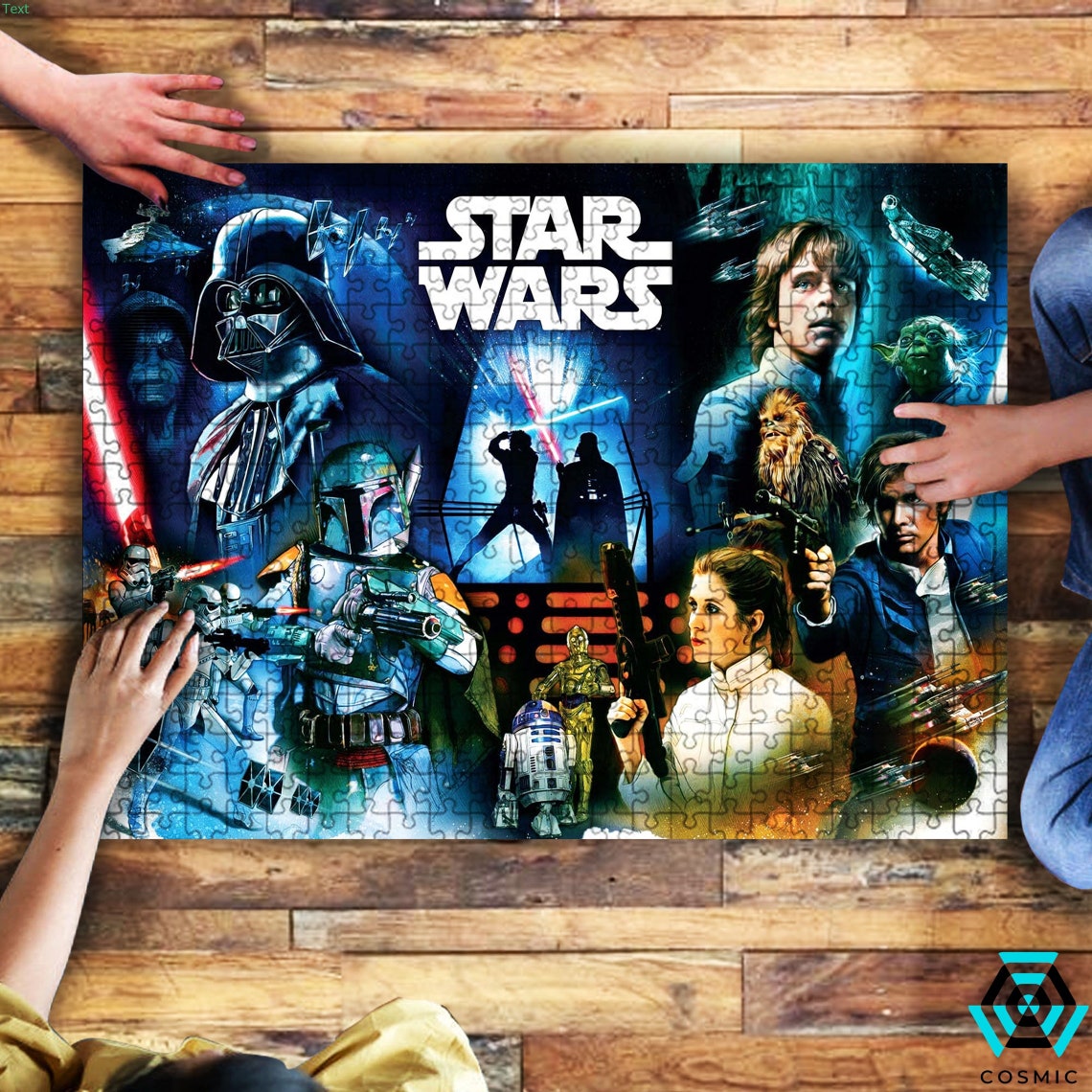 Star Wars Rompecabezas 500 Pieza 1000 Pieza Puzzles para Etsy
