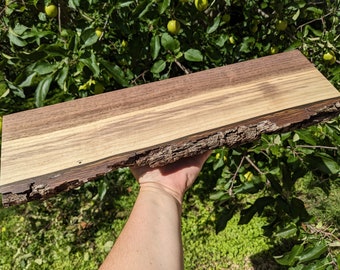 Rustic live edge floating shelves, Made in Iowa, USA, Handmade, INCLUDES HARDWARE, Free shipping