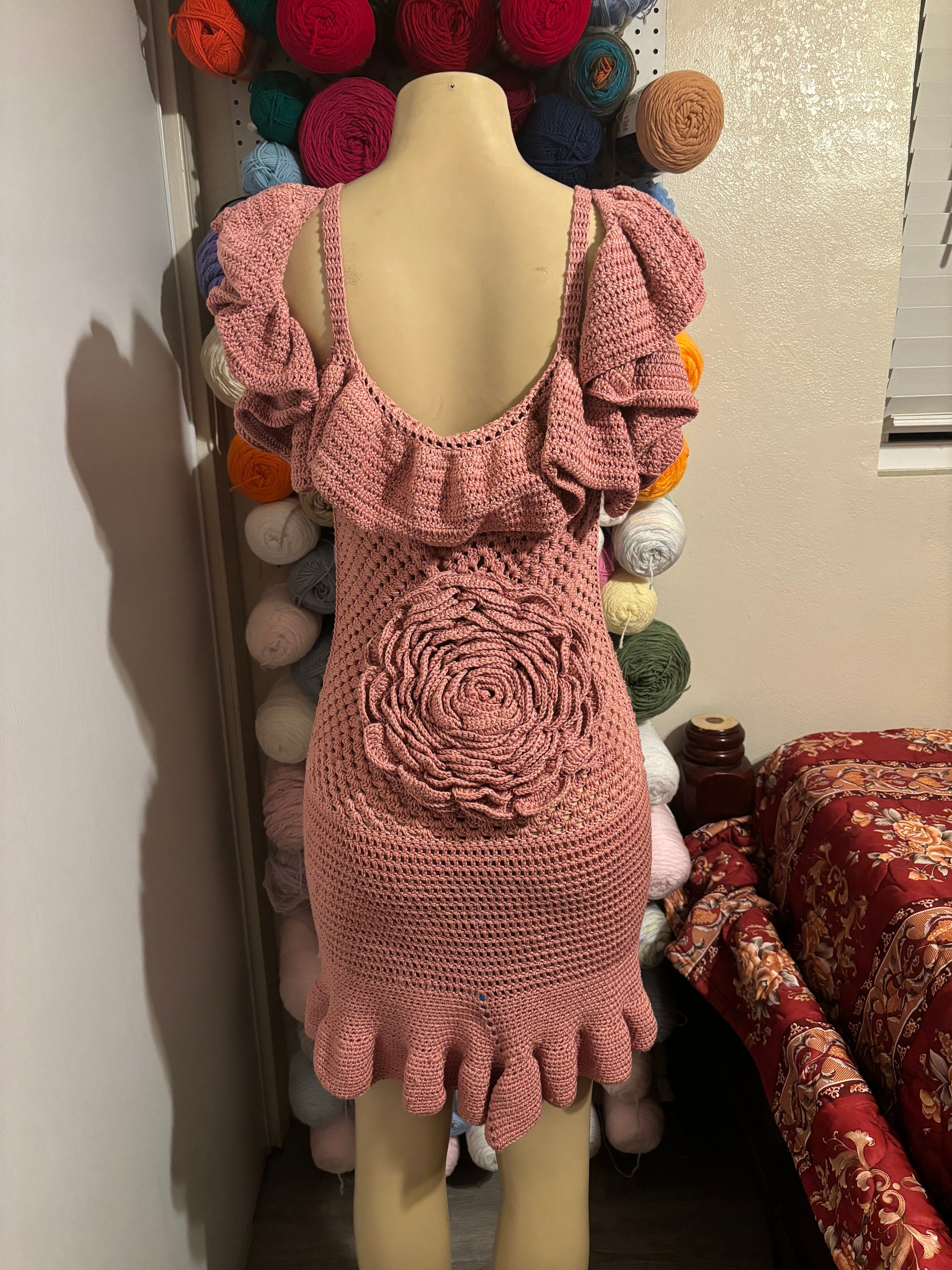 copper pink dress Sample Copper Brooke Satin Dress