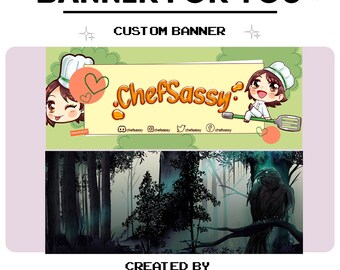 Anime Twitch Banner: Individueller Twitch Anhänger