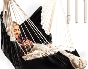 Indoor Hanging Chair for Bedroom - Indoor Hammock Chair - Hammock Swing Chair - Outdoor & Indoor Swing Chair for Adults