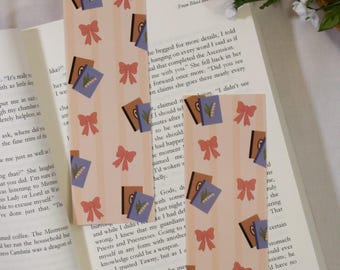 Book Coquette Bookmark | Book Lovers Gifts | Cozy Bookmarks | Book Accessories