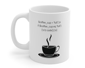 Tazza in ceramica con programmazione Perl, regalo per sviluppatori di software