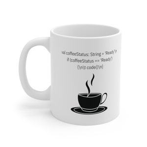 Scala Coding Mug, Software Developer Gift, Ceramic 11oz