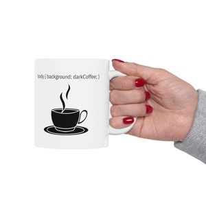 Css Coding Kaffeetasse, Software Entwickler Geschenk, 11 Unze Keramik Bild 6