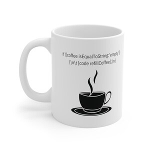 Objektiv-C Programmier-Becher, Software-Entwickler Geschenk, 11oz Keramikbecher