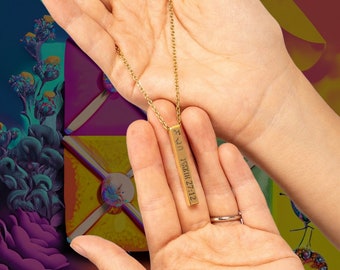 Aangepaste bijbelvers ketting, christelijke religieuze sieraden