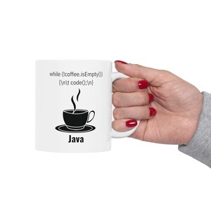 Mug Java Coding, cadeau pour développeur de logiciels, céramique, 11 oz image 5