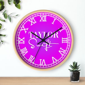 Swiftie Wall Clock Swiftie gift Swiftie Clock Wall Decor