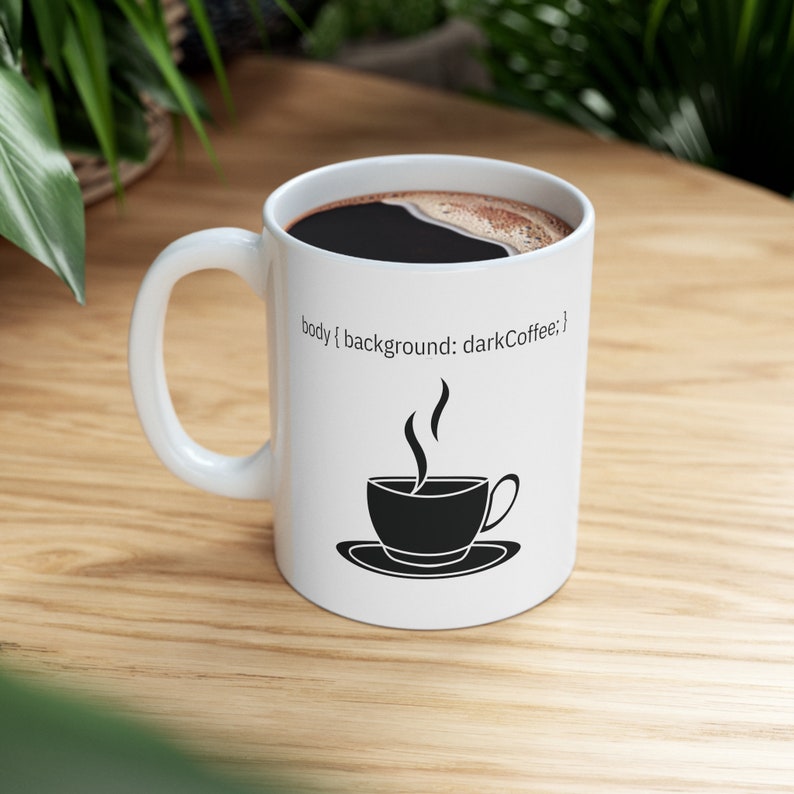 Css Coding Kaffeetasse, Software Entwickler Geschenk, 11 Unze Keramik Bild 5