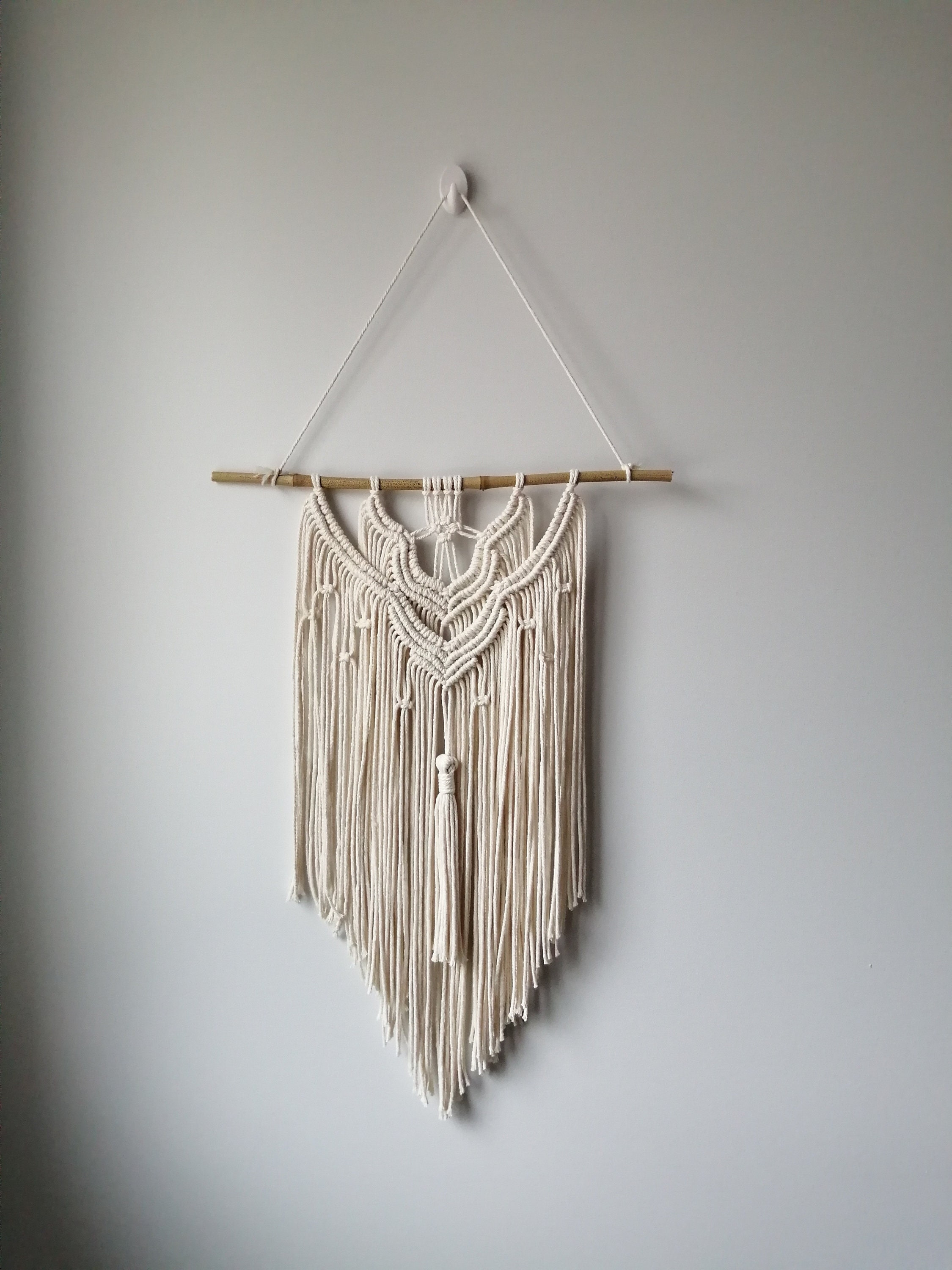 Décoration Murale en Macramé Faite Main