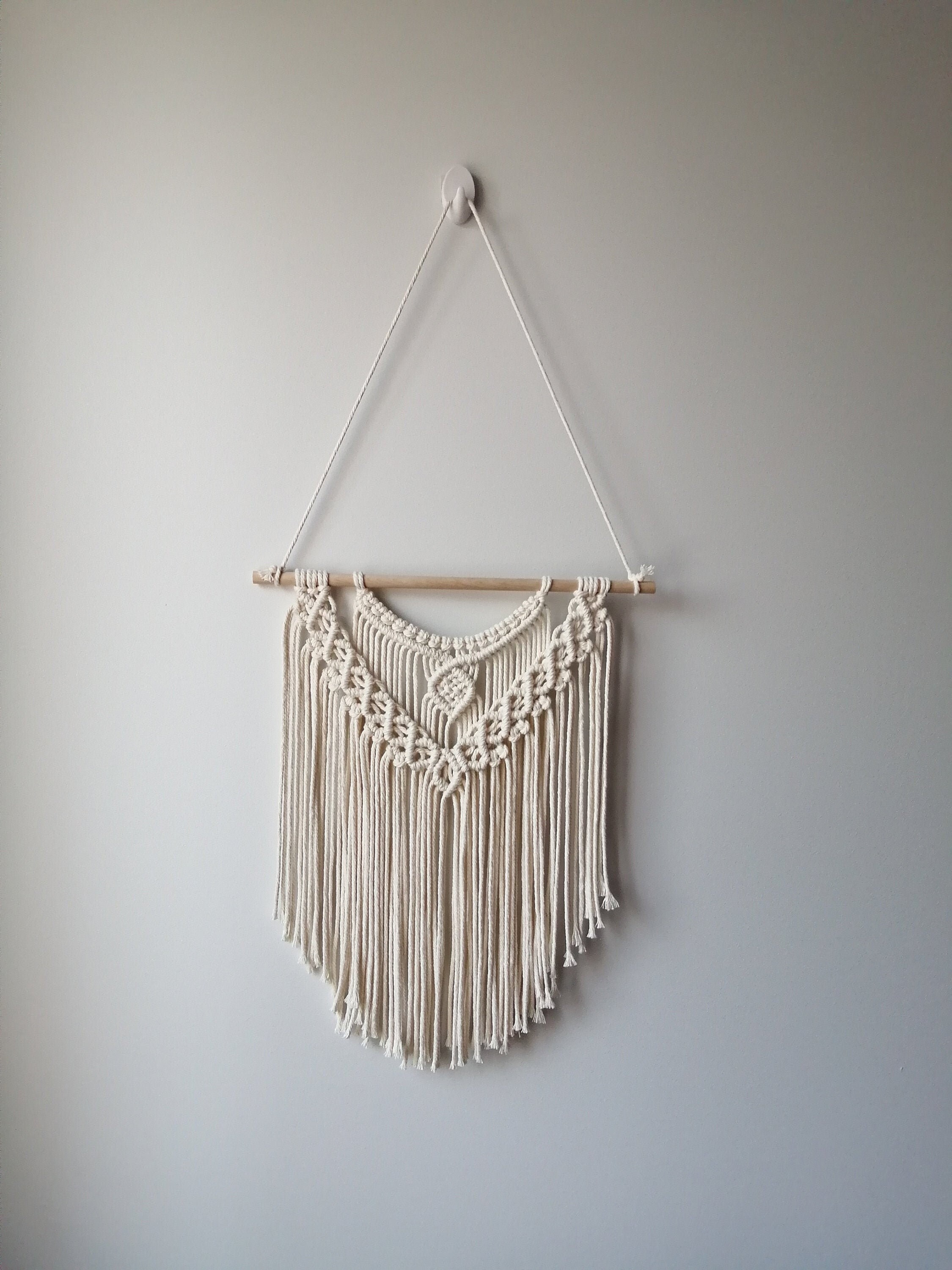 Décoration Murale en Macramé Faite Main