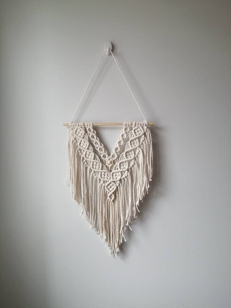 Décoration Murale en Macramé Faite Main