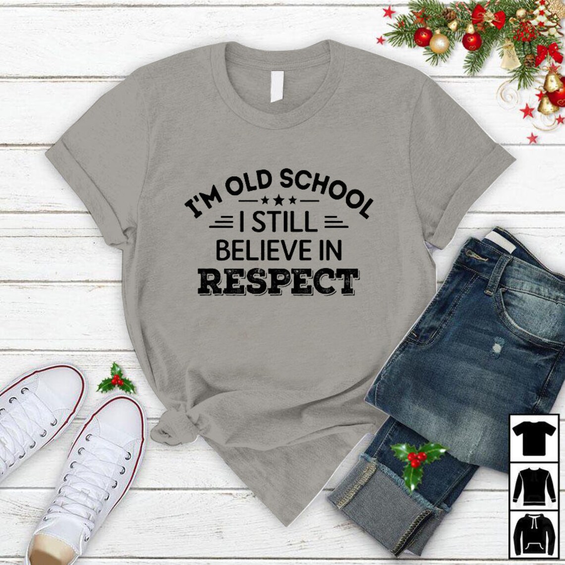 I'm Old School I Still Believe In Respect T-shirt Unisex | Etsy