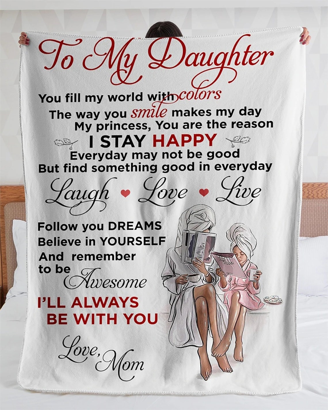Personalized to My Daughter BlanketI 'll Always Be With Etsy