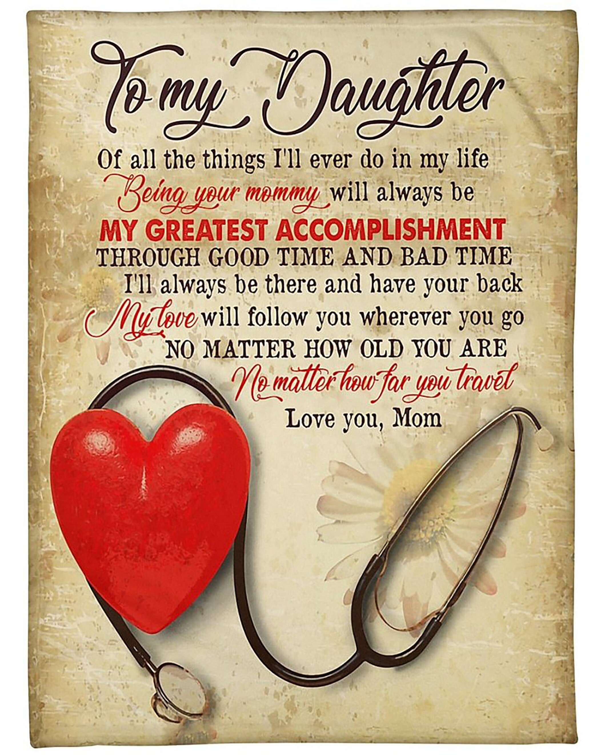 Personalized to My Daughter blanketMy Greatest Etsy