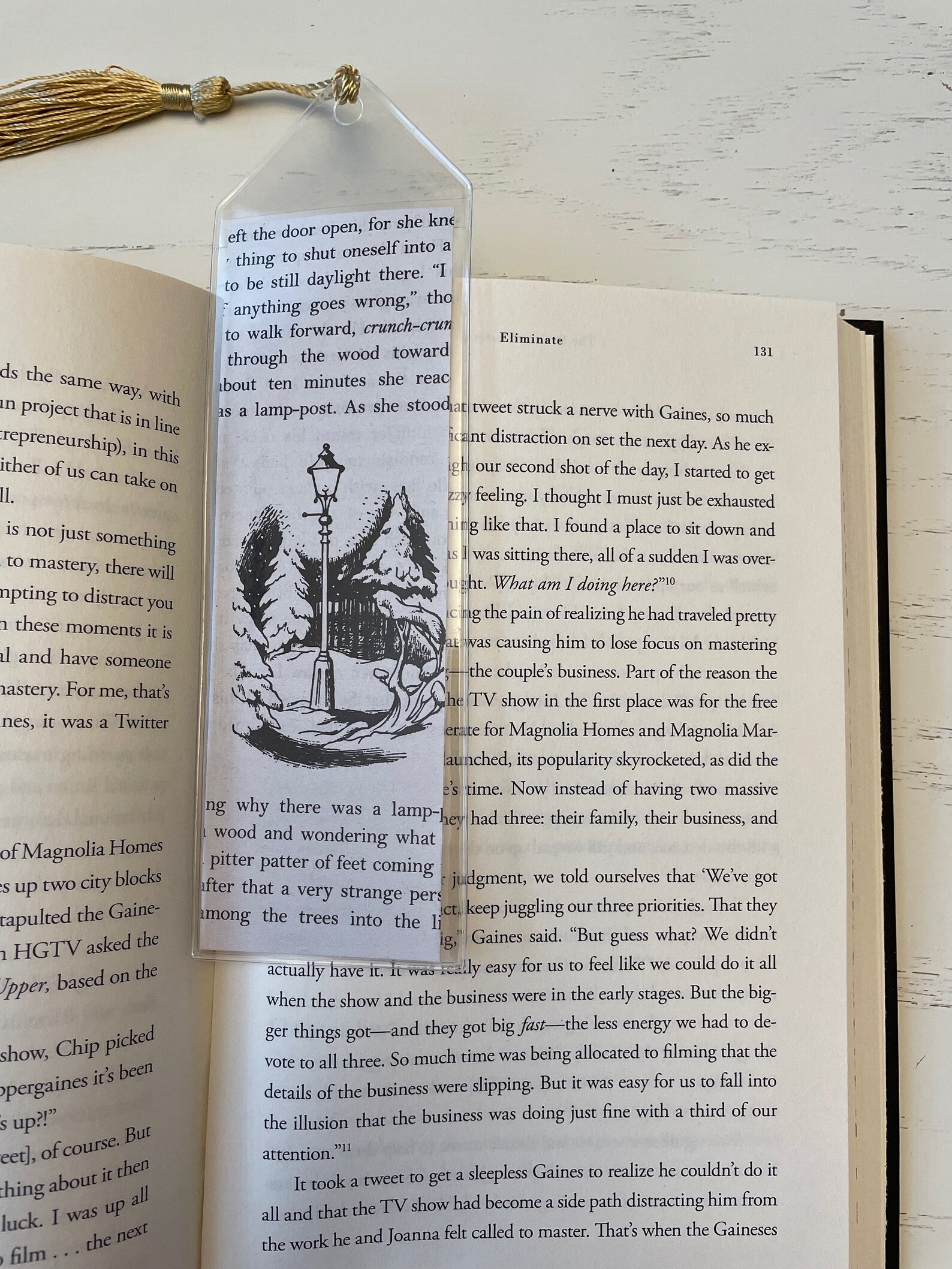 Narnia Bookmark Made from the pages of C.S. Lewis's The | Etsy
