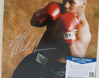マイク・タイソン＆バスター・ダグラス 直筆サイン入り 16x20 写真