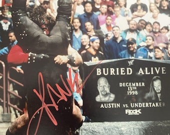 アンダーテイカー 直筆サイン入り WWE レスリング 16x20 写真 JSA COA