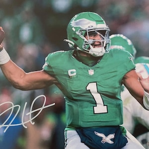 Jalen Hurts Signed Autographed 8x10 Photo Philadelphia Eagles Superbowl LIX COA