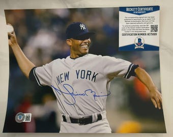 Mariano Rivera, zdjęcie 8x10 z autografem New York Yankees Beckett, certyfikat autentyczności