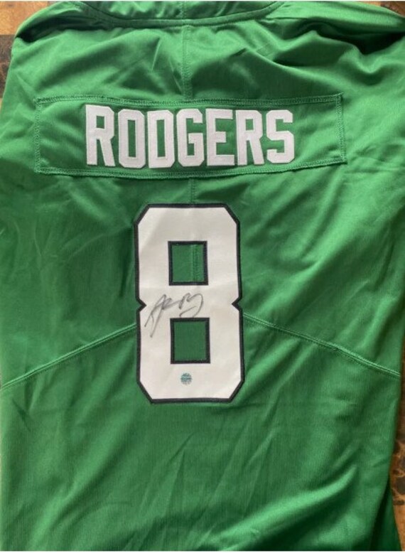 AARON RODGERS Signed Autographed New York Jets Green Jersey Pro COA Etsy Australia