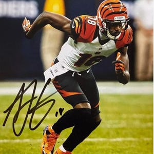 A.J. Green Cincinnati Bengals ha firmato autografato 8x10 Foto COA