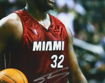 シャキール シャック オニール サイン入り 8x10 NBA バスケットボール