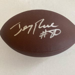 Jerry Rice Signed Autographed Football San Francisco 49ers Jerry Rice HOLOGRAM COA
