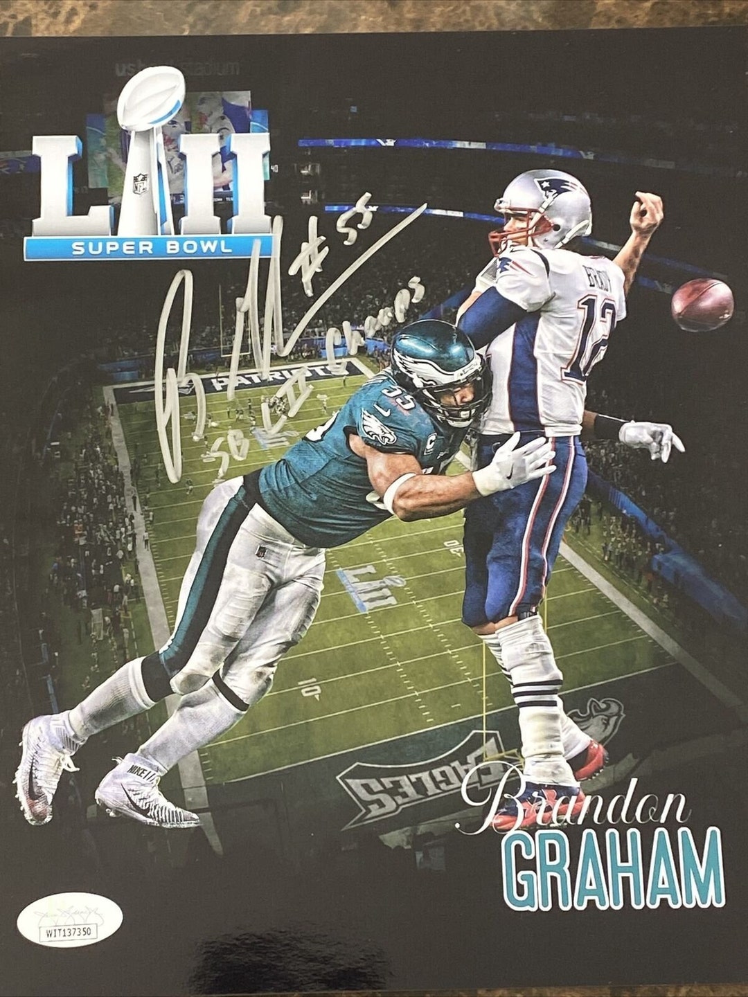 Brandon Graham Philadelphia Eagles Signed 8x10 Super Bowl Photo - JSA ...