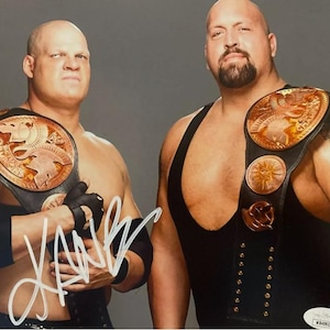 Kane Signed Autograph Auto 8x10 Photo WWE jsa COA