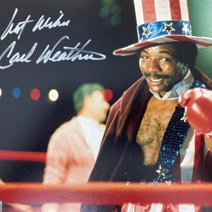 Carl Weathers Signed Autographed 8x10 Photo Rocky Apollo Creed -- COA