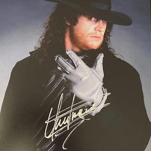 The Undertaker Signed Autographed 8X10 Photo WWE - COA - Etsy Canada