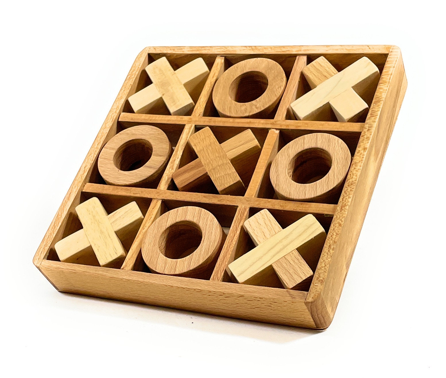 3D Tic Tac Toe - Wooden XOXO Game