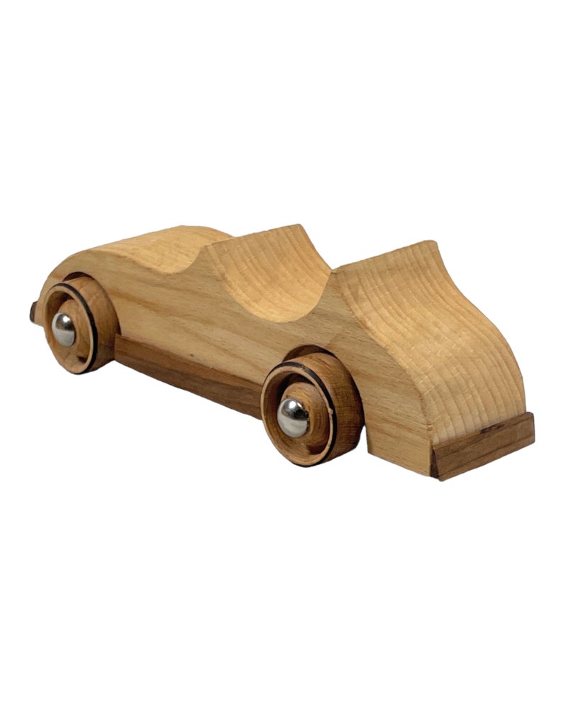Wood Toy CarGift for KidsPush Toy CarHandmade ToysWaldorf ToysBirthday GiftWooden Small Car Coffee table DecorFather's Day Gift image 6