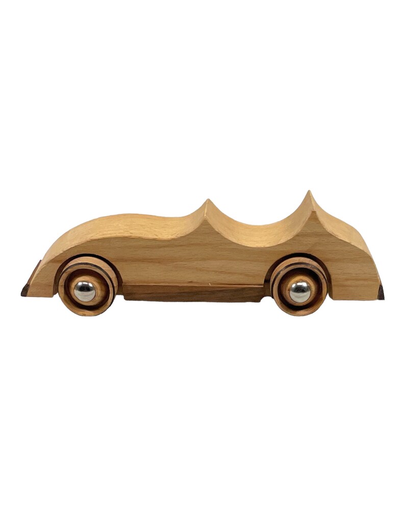 Wood Toy CarGift for KidsPush Toy CarHandmade ToysWaldorf ToysBirthday GiftWooden Small Car Coffee table DecorFather's Day Gift image 5