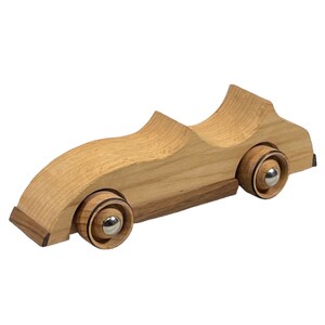 Wood Toy CarGift for KidsPush Toy CarHandmade ToysWaldorf ToysBirthday GiftWooden Small Car Coffee table DecorFather's Day Gift image 2