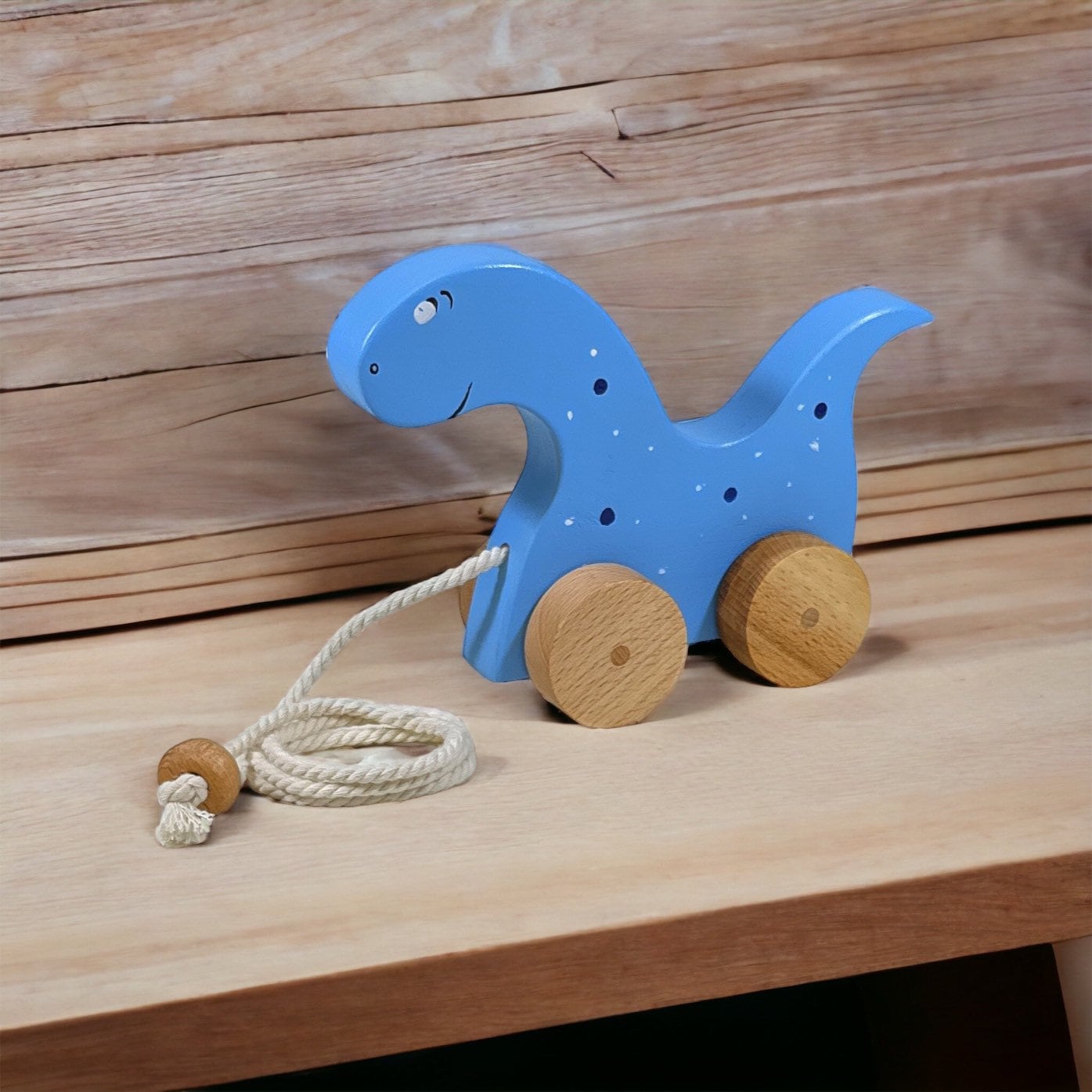 Wooden Pullalong Dinosaur Toy 1st Birthday Gift Push and Etsy Australia