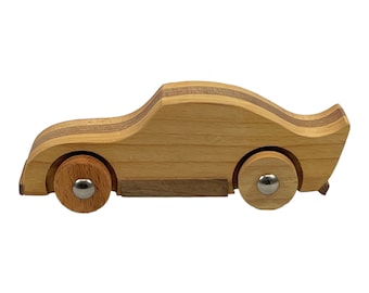 Wooden Car Toy, Gift for Kids, Push Toy Car for Toddlers, Birthday Gift, Handmade Wooden Cars