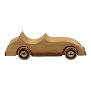 Wood Toy CarGift for KidsPush Toy CarHandmade ToysWaldorf ToysBirthday GiftWooden Small Car Coffee table DecorFather's Day Gift image 4