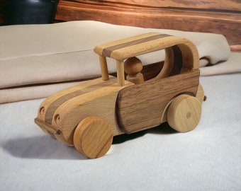 Wooden Car, Toy for Toddlers, Car Toy for Kids Christmas Gift