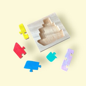 Wooden Boat Puzzle for Little Kids Fun and Educational Toy for Toddlers Perfect for Developing Fine Motor Skills and Imagination image 6