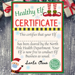 Elf Quarantine Kit Printable, Elf Quarantine Letter, Printable Elf Letter, Elf Return Letter ...