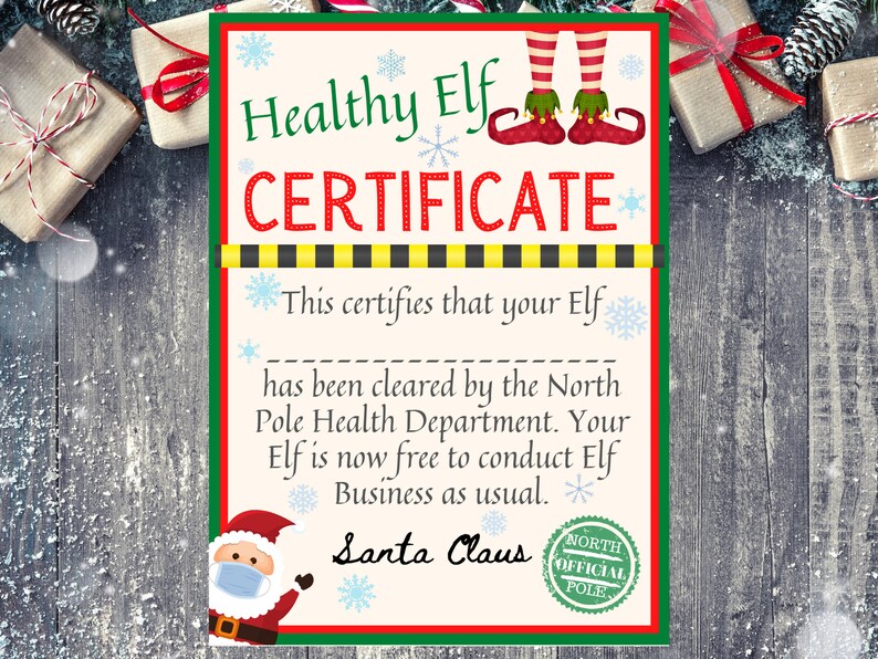 Elf Quarantine Kit Printable Elf Quarantine Letter Printable | Etsy